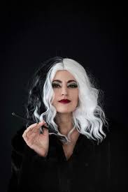cruella dalmatian halloween makeup