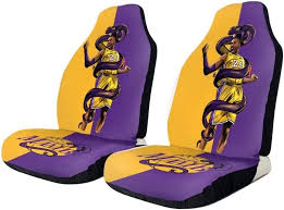 Oeme 2pcs Front Seat Covers Basketball