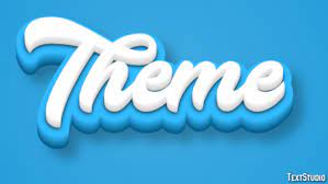Theme Text Effect and Logo Design Word