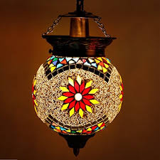 Mosaic Glass Lamp Exporter From Jaipur