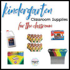 mega list of kindergarten clroom