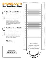 Skillful Childrens Shoe Chart Gap Size Chart For Toddlers