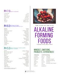 Acid Vs Alkaline Foods The Land Of The Raw