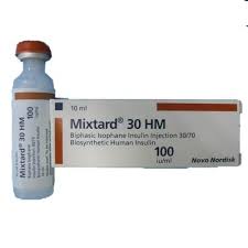 mixtard 30 vial 100iu ml