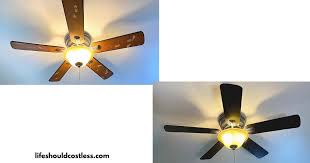 can ceiling fan blades be stained or