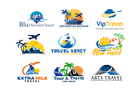 make travel agency or company logo by