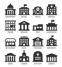 Download 100,000+ royalty free government icon vector images. Government Buildings Set Icon Set Vector Government Logo Building Icon