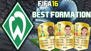Use this link to create a werder bremen formation Fifa 16 Best Formation W Sv Werder Bremen Instructions Tipps Tricks Youtube