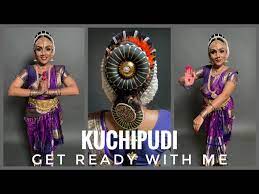 kuchipudi makeup and hairstyle get