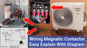 outdoor wiring with magnetic contactor