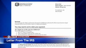 In the last case, you may get a stimulus check if you don't update the irs, but. Stimulus Check Update 300k In Illinois To Receive Letter From Irs Regarding Eligibility Abc7 Chicago