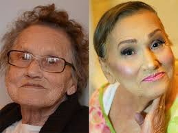 watch a makeup artist transform her 80
