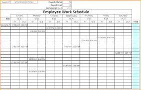 6 Week Work Schedule Template 2 Shift Schedule Template 6
