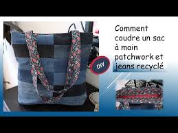 coudre un sac à main patchwork en jean