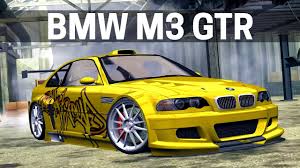nfs most wanted bmw m3 gtr fully