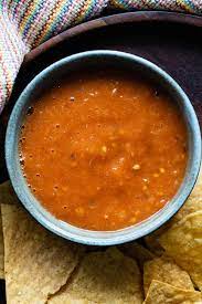 salsa roja homemade mexican salsa