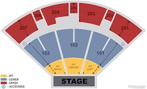 Tickets 2 Pit Tickets Chicago Rose Music Center 4th Row