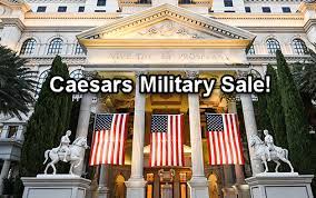 caesars hotels for active duty military