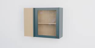 Single Glazed Corner Wall Cabinet