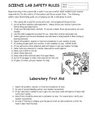 Lab Safety Cartoon Worksheet Answers Lairfan Org