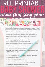Once you're finished with the invitation, you can share your design directly to social media sites, or simply export the file as a jpg, pdf, png. Free Printable Baby Shower Songs Guessing Game Play Party Plan