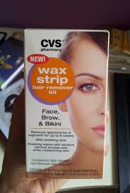 cvs wax strip hair remover kit review