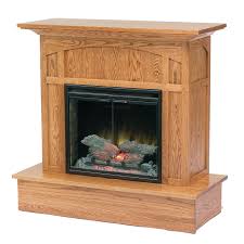 Mission Fireplace Amish Furniture By