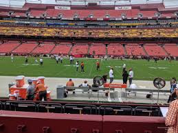 section 121 at fedexfield