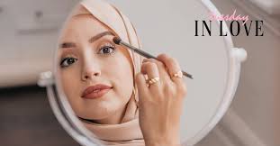 is wearing hijab and makeup a