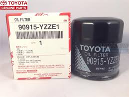 Original Toyota Oil Filter Part No 90915 Yzze1
