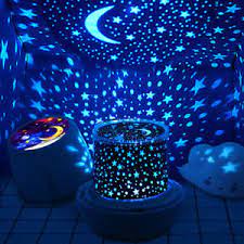 Rotation LED Night Light Ceiling Projection Lamp Kids Star Sky Moon Baby  Bedroom | eBay