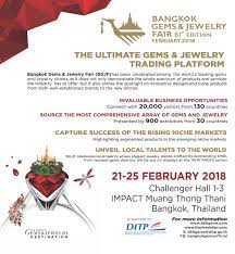 bangkok gems jewelery fair