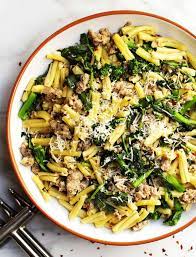 broccoli rabe and sausage pasta pinch