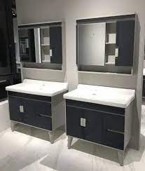 Pvc Free Standing Unit Bathroom Vanity