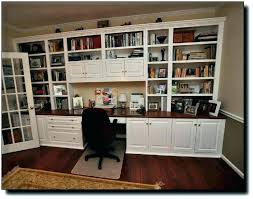 In this article, you'll learn how to plan, build, and install two bookcases with cabinet bases flanking a window seat. Built Desk Shelves Wall Cabinets Office Custom Home House N Decor