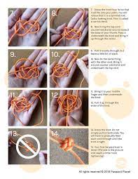 Burning happens when you go past melting your paracord to the point where the cord starts to hold a flame on its own. Diamond Knot Tutorial