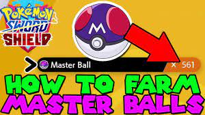 How to farm MASTER BALLS in Pokemon Sword & Shield - Isle of Armor DLC  Preparation - YouTube