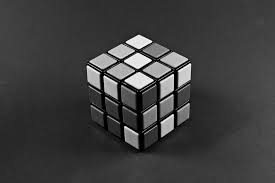 BW Rubik's Cube | That way the cube would probably a lot mor… | Flickr