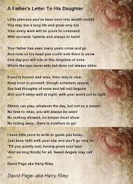 a father s letter to his daughter poem