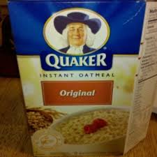 calories in quaker instant oatmeal