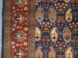 old turkish hereke carpet wool pile on