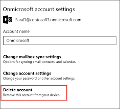 · click accounts on the settings window. Delete An Email Account From Mail And Calendar Apps