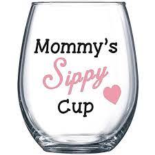 sippy cup funny wine glass 15oz