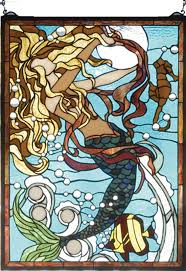 Sea Hanging Stained Glass Art