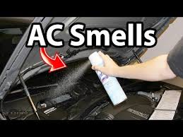 how to remove ac smells in your car