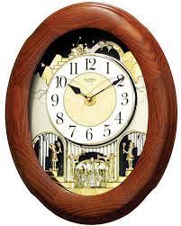 Joyful Nostalgia Oak Wall Clock By