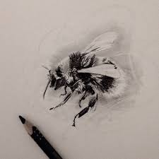 Home bee tattoos bumble bee flying tattoo design. 15 Bumblebee Tattoos Designs