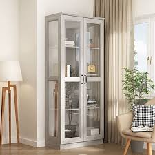 Famapy Glass Cabinet Display Cabinet