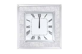 benzara og square wall clock in the