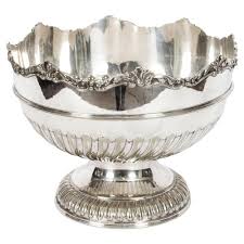 Victorian Silver Plated Punch Bowl From
